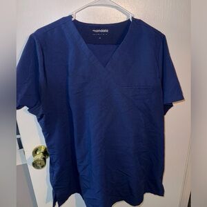 Navy Blue Mandala Scrubs